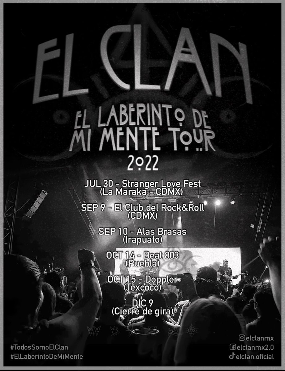 Tattoaje's tweet photo. La gira de @elclanmx  se acerca!!
@ExpansionRadial
#TattoajeRecomienda https://t.co/KXNis3RKiO