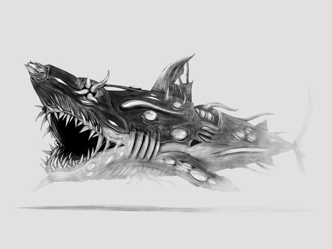 サメのtwitterイラスト検索結果