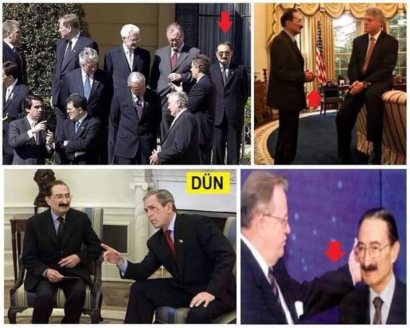 Ey CHP, EY MUHALİFLER,
Erdoğan'ın elini değil, ayağını öpseniz azdır. Şu fotoğraflara O içerlemiş ve bugün intikamını almış zaferiyle gülümsüyor lâkin siz kenar mahalle karısı kıskançlığıyla hâlâ Reis'e saldırıyorsunuz.
Hiç mi kutsalınız yok sizin?