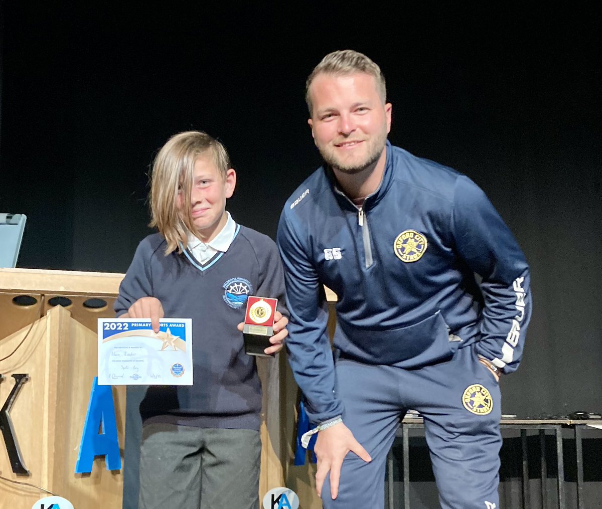 Really proud if A for winning Sports Boy of the Year. Thank you <a href="/MillbrookPrima1/">Millbrook Primary School</a> and <a href="/ValeAcadTrust/">Vale Academy Trust</a>