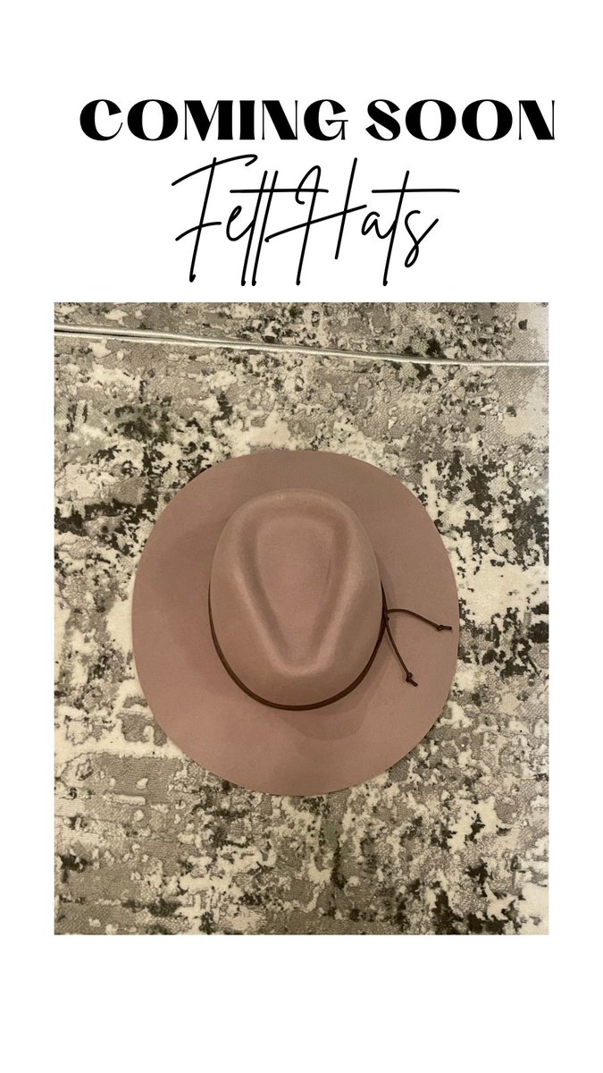 BeautyNotch's tweet photo. Coming soon. Visit our website and sign up to receive the latest updates on new drops and sales! #newfelthats #comingsoon #silklininghats https://t.co/VSLJ2OD28n
