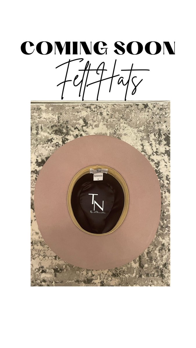 BeautyNotch's tweet photo. Coming soon. Visit our website and sign up to receive the latest updates on new drops and sales! #newfelthats #comingsoon #silklininghats https://t.co/VSLJ2OD28n