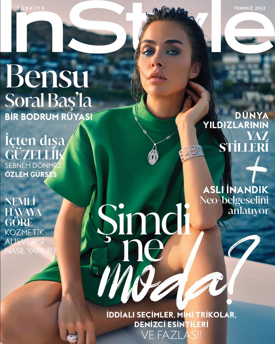📸| #BensuSoral é capa da edição de julho da Instyle Turkiey.