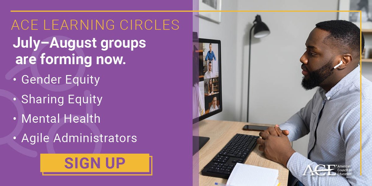 [Space is limited] Join peers in a small group setting to engage in social learning and make transformative changes at your institution. Begins July 11 so don't delay. ow.ly/AHIx50JLYGS