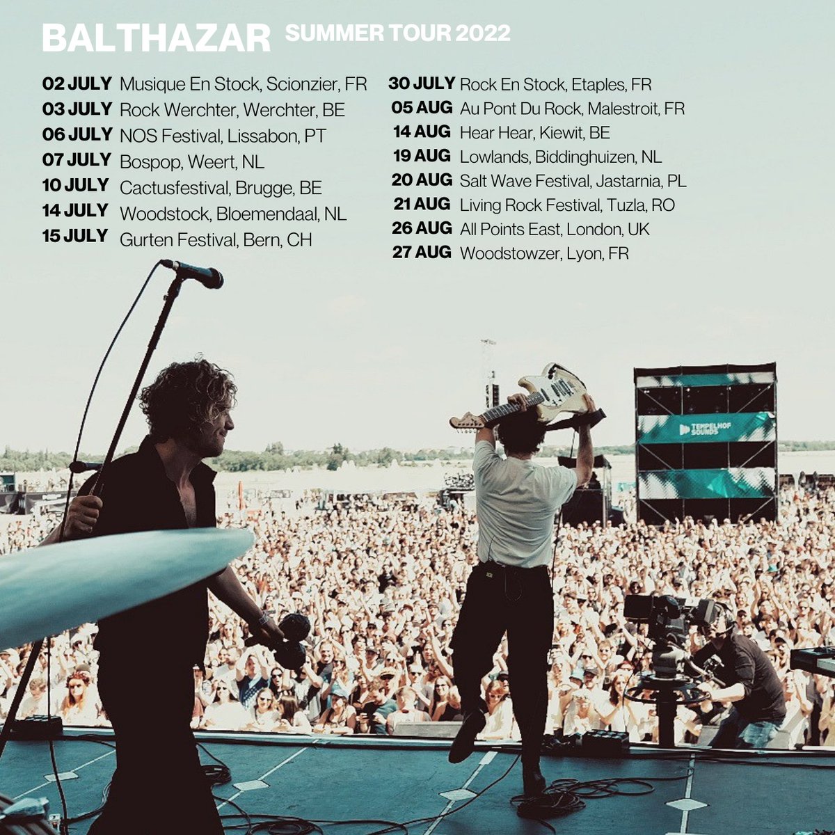 Summer tour is happening, see you out there x
📷 Alexander Dhiet