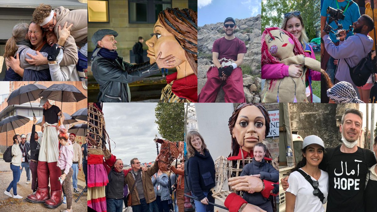 walkwithamal's tweet image. To celebrate Little Amal's nomination for the 2022 South Bank Sky Arts Award for Theatre @SkyArts @skytv, we want to celebrate all the incredible puppeteers, artists, musicians, dancers, street performers, lighting designers, set designers, puppet makers,