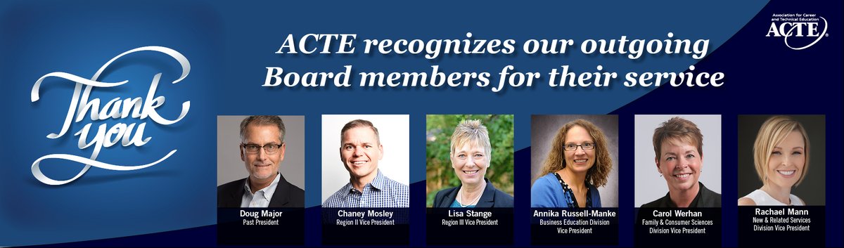 actecareertech's tweet photo. Today we want to recognize our outgoing Board members for their service! Thank you for all of your hard work! 👏 https://t.co/JGCCjYmTw7