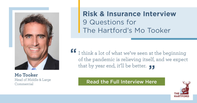 FinServFem's tweet photo. Mo Tooker discusses everything from the state of supply chain risk, the inflationary pressure for insureds as well as specialized underwriting in this new interview with Risk &amp; Insurance. Click to read: https://t.co/Q1quVtOiMo #iwork4thehartford https://t.co/NBiqbfRvxR https://t.co/cjeyy1Vmuq