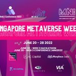 Image for the Tweet beginning: SINGAPORE METAVERSE WEEK!🇸🇬

Web3 Conference, Web