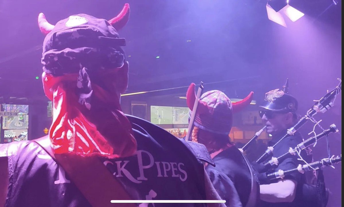 RockPipes's tweet photo. Ummmmmm new hats to accompany appropriate music!! #ACDC #Vikings #CoolCats #Bagpipes #rockpipe https://t.co/gU3xR1HXKu