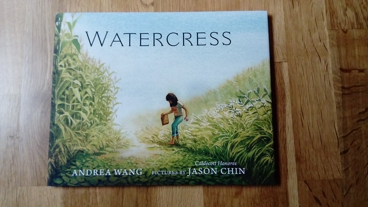 I'm delighted that @authorjasonchin is the worthy recipient of this year's #CaldecottMedal. #Watercress is truly outstanding and Jason's artist notes give a valuable insight into his techniques. I'm a proud owner of a hardcover copy and send my huge gratitude from the UK.