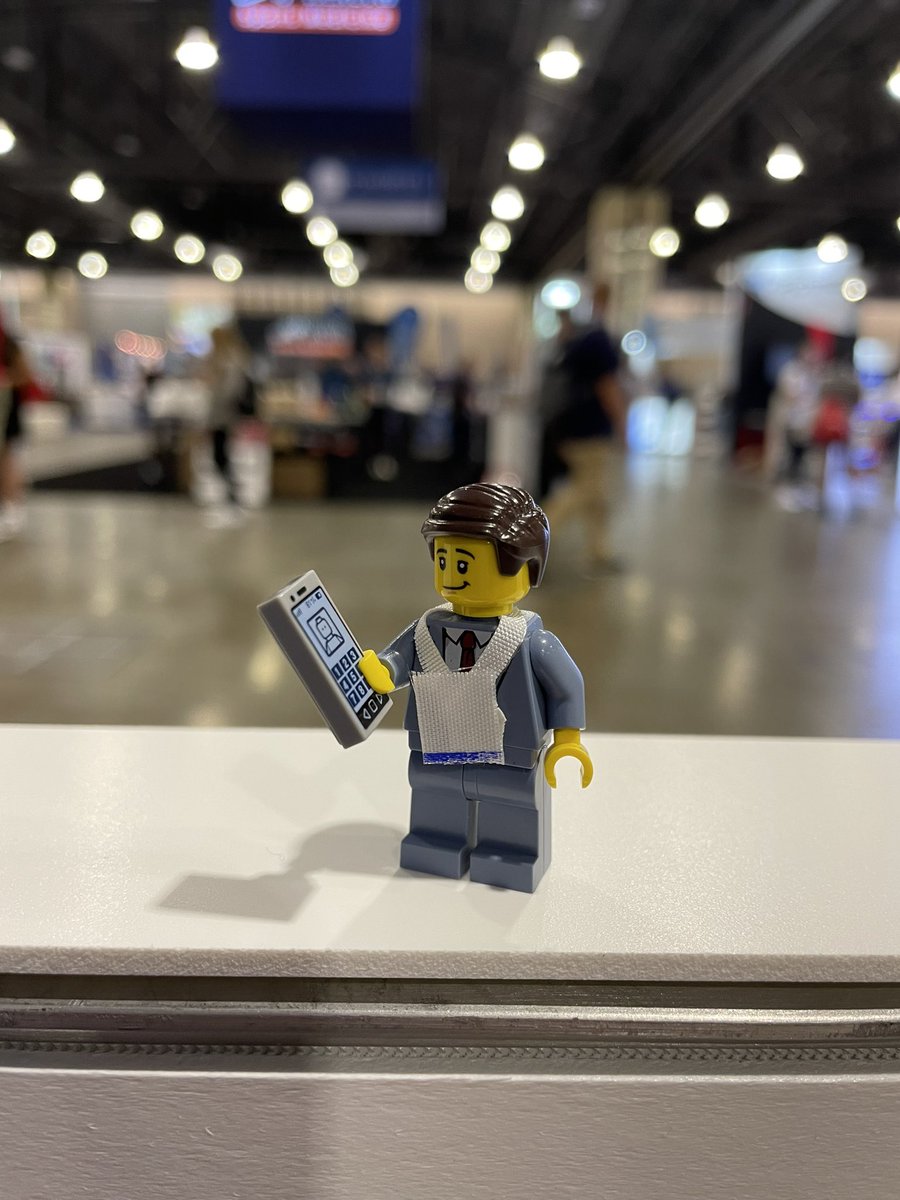 The athletic trainer checks his app and wonders how he can make to 3 sessions at the same time #legoatc #NATA2022