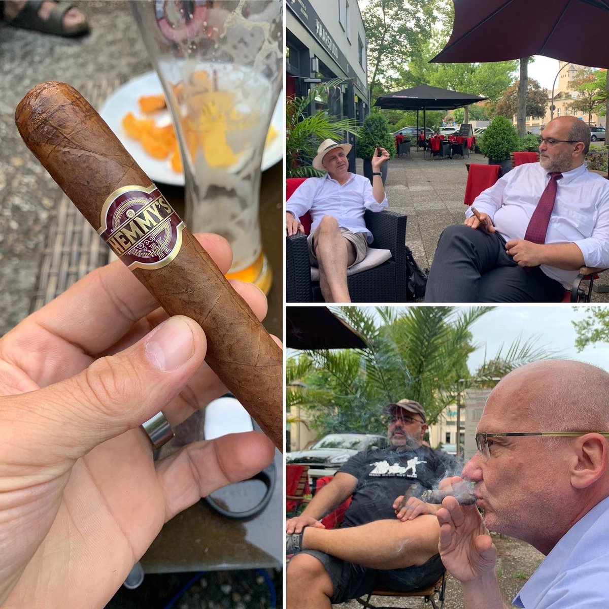 MeikelBLN76's tweet photo. Zu Besuch in Frohnau… Wir kommen gerne wieder! #berlinsmoke #bcc #clubabend #stammtisch #outsidesmoke (hier: Hemmy's finest cigars & more) https://t.co/23DngxIvrd