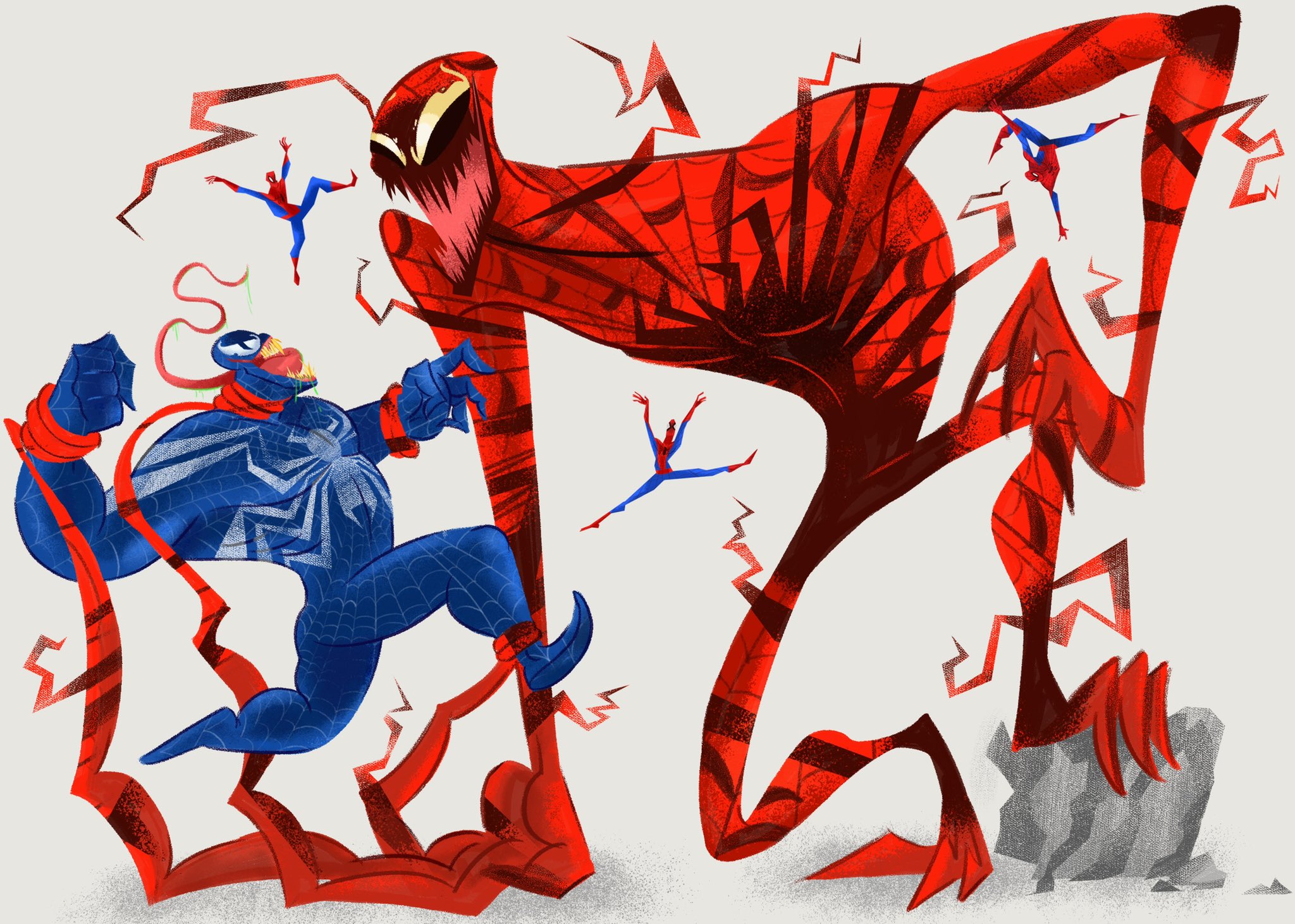 Venom vs Carnage  Penciljackcom