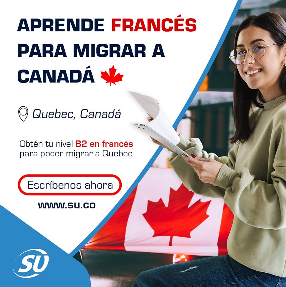 ¿Te falta el francés para estudiar tu carrera? Al estudiar tu educación superior y con un nivel B2 de francés, si es posible migrar a Canadá!