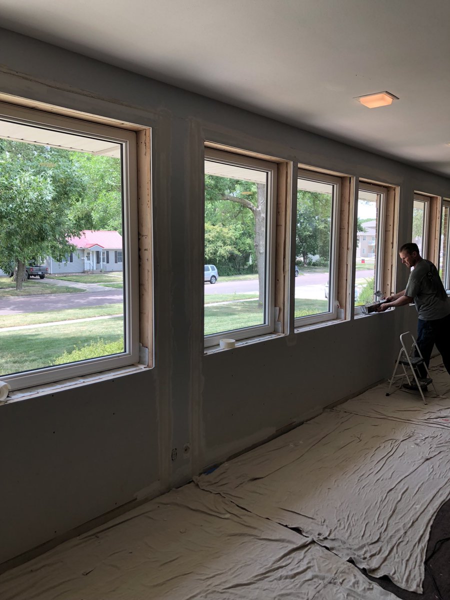 USDBetaAlumni's tweet photo. New front/back windows, paint in and out, new patio being started, and central air happening…also flooring and a putting green..it’s a GREAT TIME to be a SD Beta!! #comfyliving #gobeta https://t.co/5FeYqJQ4yZ