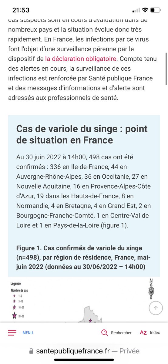 #Monkeypox tout va très bien madame la marquise