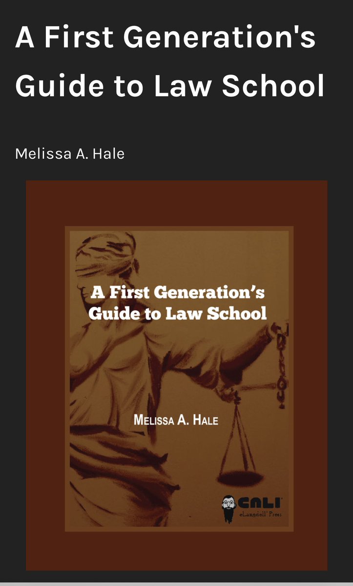 My First Generation Guide is here! It’s free!!!! So download and share. The e-book also has interactive elements. 

Thank you <a href="/caliorg/">CALI</a> 

halefirstgenguide.lawbooks.cali.org