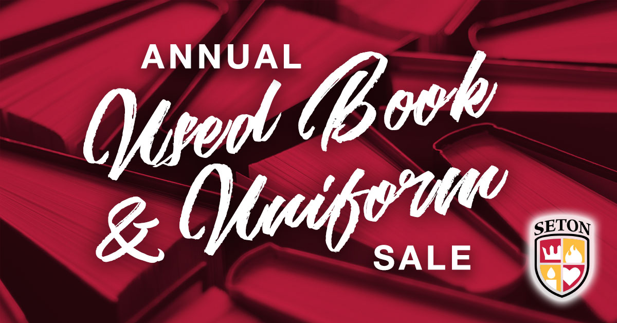 Join us on July 16th in the Mahler Center for our annual Used Book and Uniform Sale! Stop by anytime between 8:00 am - 12:00 pm. 📚