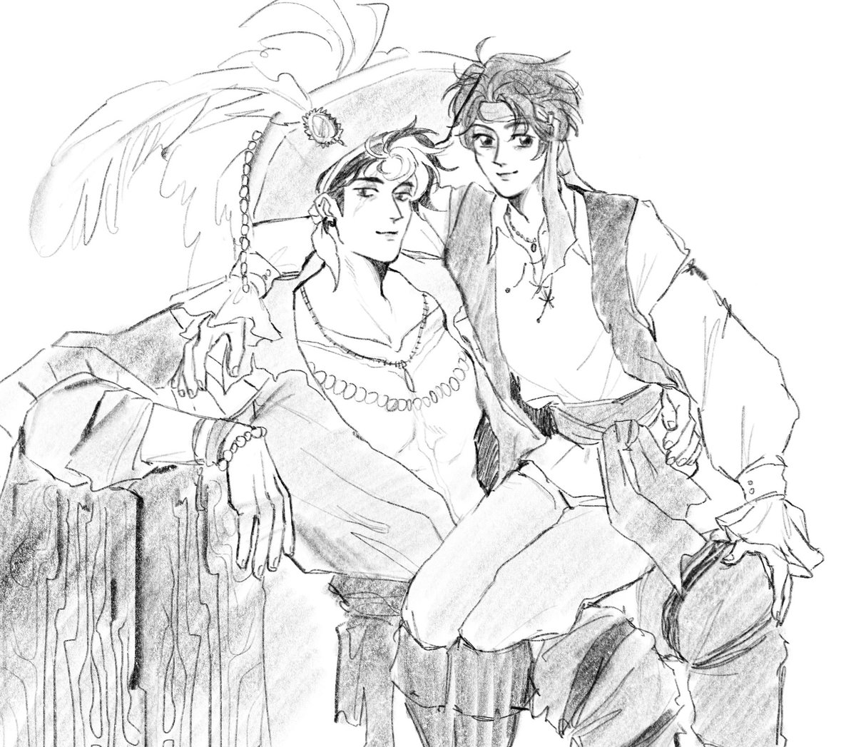 RainyRivulet's tweet photo. Day 5: Pirate AU 🦜
Can't think of dialogue but I will say that no matter the ship, I love pirate AU 
(feel free to comment dialogue that you think would fit)
@JayTimWeek #JayTimWeek2022 #jaytim https://t.co/aeN8HQqL0T