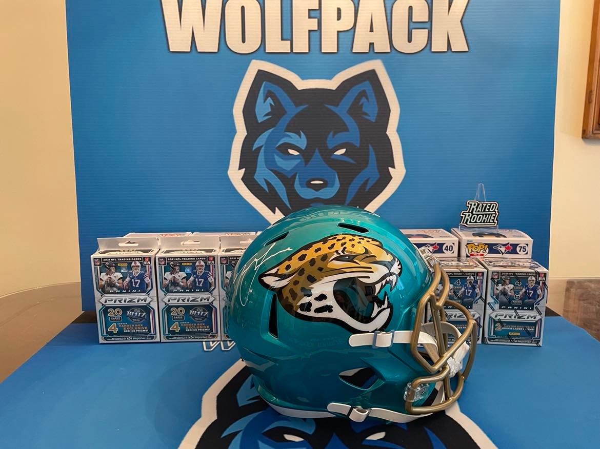 Spennymac84's tweet photo. I mean sometimes you just have to treat yourself. Welcome to the Wolves Den...Trevor Lawrence aka T-Law aka Ronnie Bass aka Sunshine aka Football Jesus. Ahhwooo!!!! https://t.co/cOoCkxH1Hr https://t.co/M81v9Ko7qJ