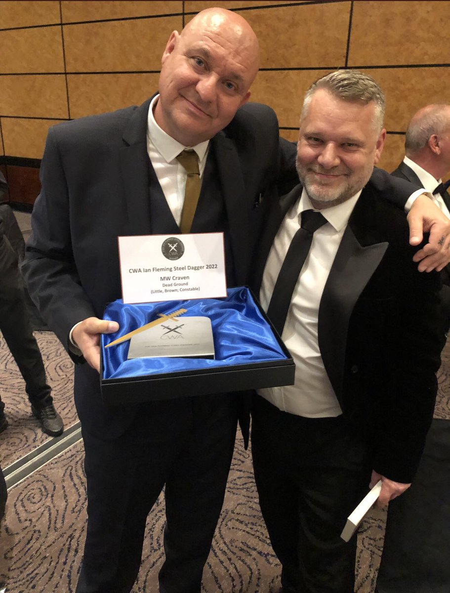 Award-winning author and proud agent. 
<a href="/MWCravenUK/">M.W. Craven</a> wins the <a href="/TheIanFleming/">Ian Fleming</a> Steel Dagger #CWADaggers