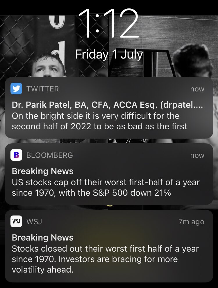 CryptoNihal's tweet photo. @ParikPatelCFA It indicates a recession when you received these notifications https://t.co/fW0a9oHlvz
