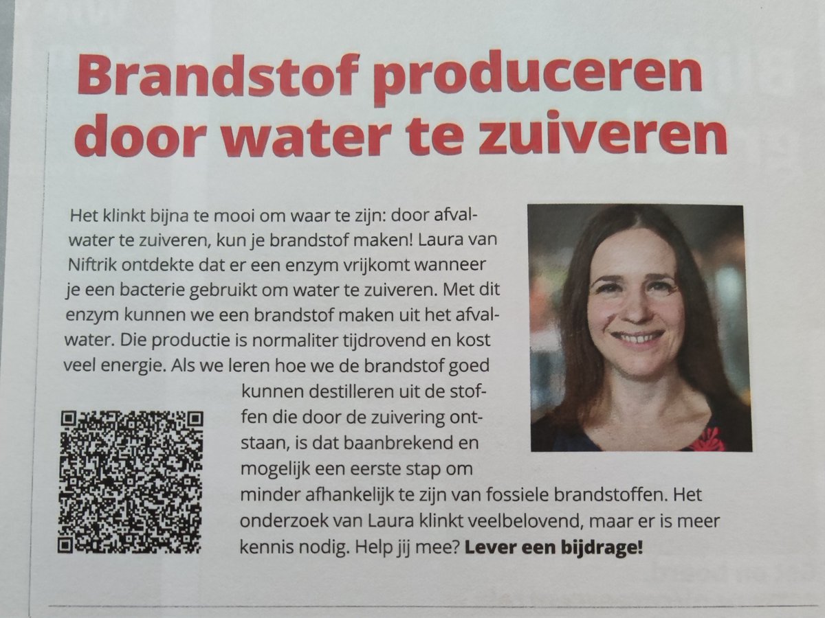 msmjetten's tweet photo. .@Radboudfonds makes challenging research possible: rocket fuel from wastewater by #anammox bacteria investigated by .@LauravanNiftrik and her team. Donate generously
#microbiology .@Radboud_Uni .@radboudscience .@RIBESresearch https://t.co/UiXpD9Hmz7
