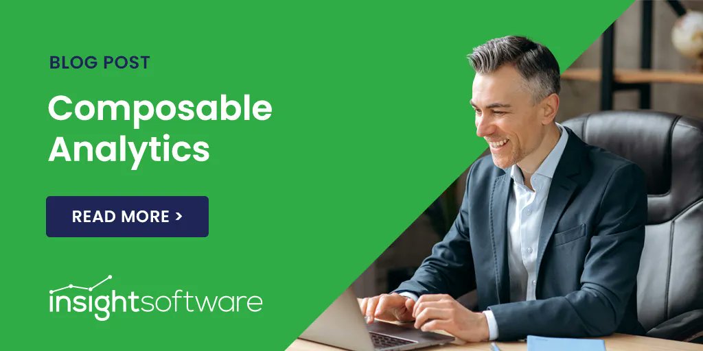 insightsoftware's tweet image. Why is everyone talking about #ComposableAnalytics? Learn all about this industry trend in our latest blog. bit.ly/3wrxA8E