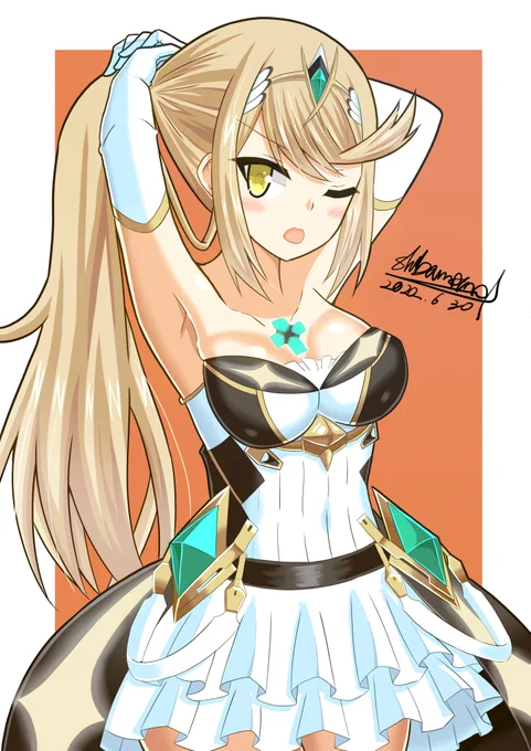 ゼノブレイド2ウェディングヒカリ完成しました!XenobladeChronicles2WeddingMythraIt was completed!#ゼノブレイド2#ヒカリ#XenobladeChronicles2 #Mythra 