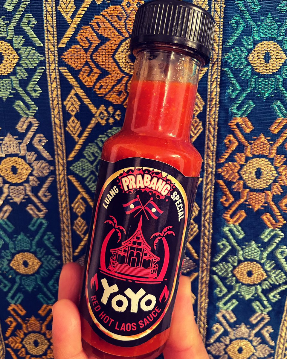 yoyolaossauce's tweet photo. Here is it! Luang Prabang special 🔥
Going into production next week ready for #hotsaucesociety in Birmingham 🙌
If you’re coming to @RealFoodIlkley this Sunday you can try it!
#thehotone #hotsauceuk #chilliheads #hotsaucelovers #yoyolaossauce https://t.co/ieoNJAZbzL