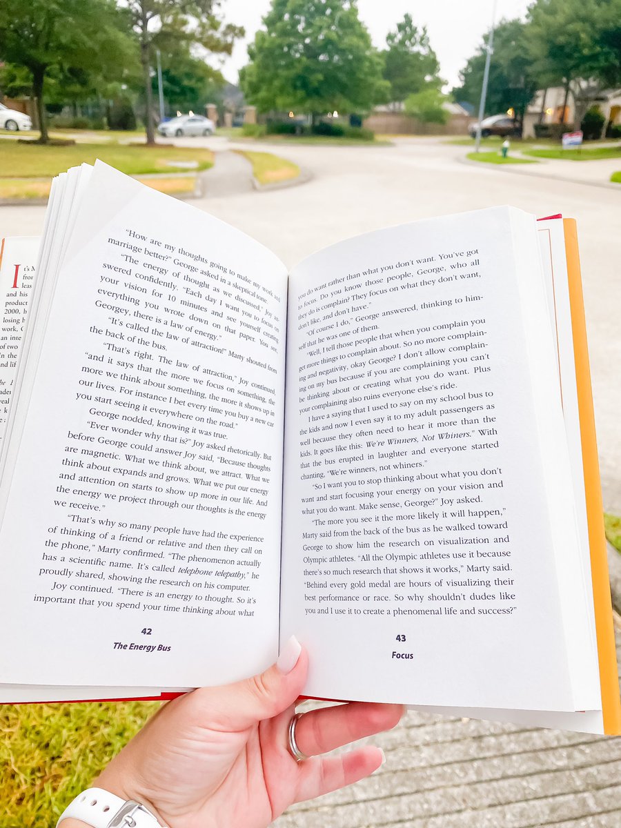 Enjoying my summer mornings with long walks and great reads! Currently reading The Energy Bus by <a href="/JonGordon11/">Jon Gordon</a> and loving it! 🫶🚌#theenergybus <a href="/HumbleISD_GE/">Groves Elementary</a>