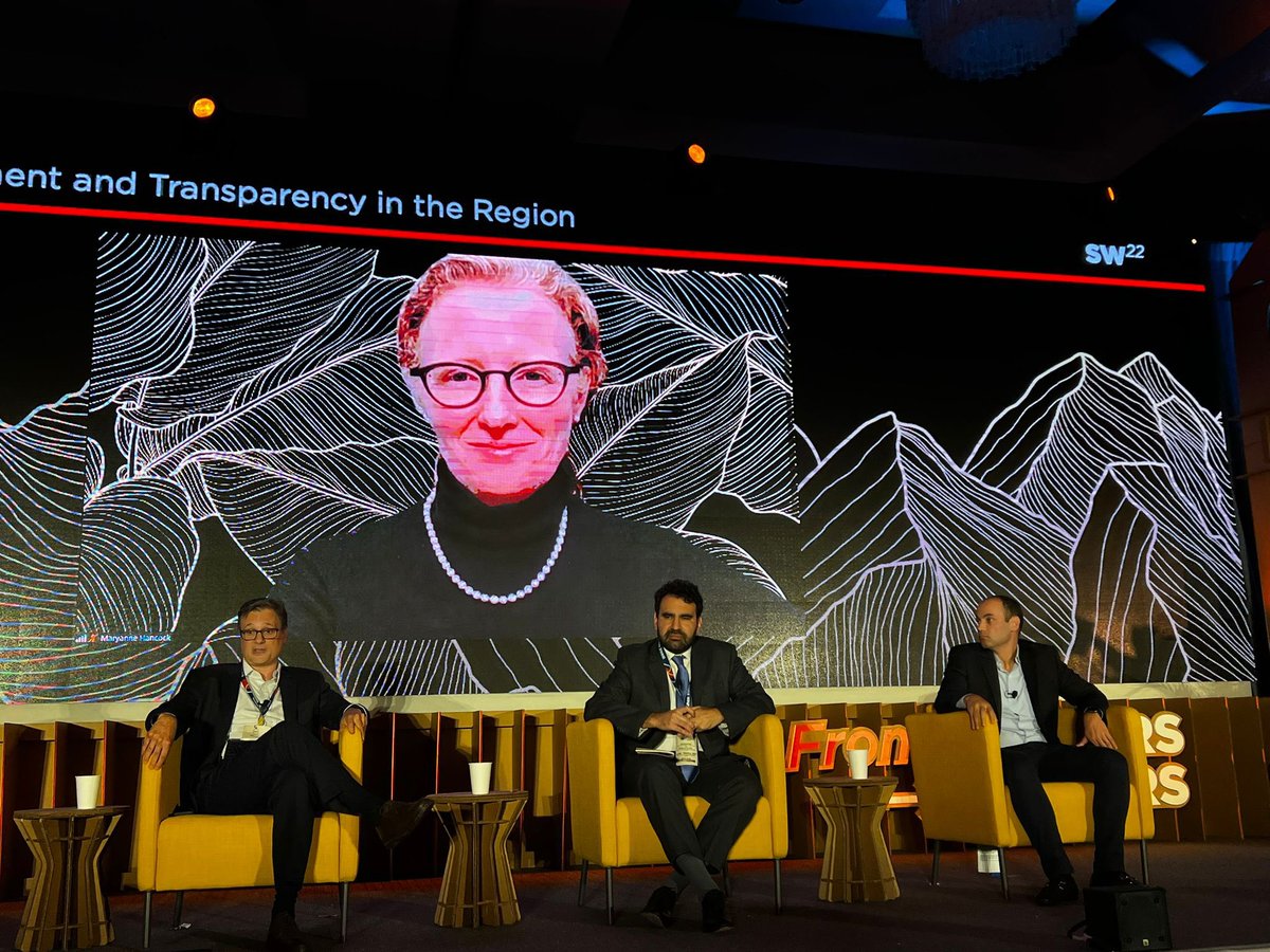 Great conversation with <a href="/mqhancock/">Maryanne Q. Hancock</a>, <a href="/welisiejko/">Sebastian Welisiejko</a>, <a href="/caragao/">Cezar Augusto Aragao</a> on how impact transparency can drive capital to #latinamerica and the #caribbean.  Thanks to <a href="/NickHurdUK/">Nick Hurd</a> - #g7 #ITF - for his inspirational message. 

 <a href="/BIDInvest/">BID Invest - IDB Invest</a> #SW22 #TimeToDeliver #impmgmt #impactinvesting #SDGs