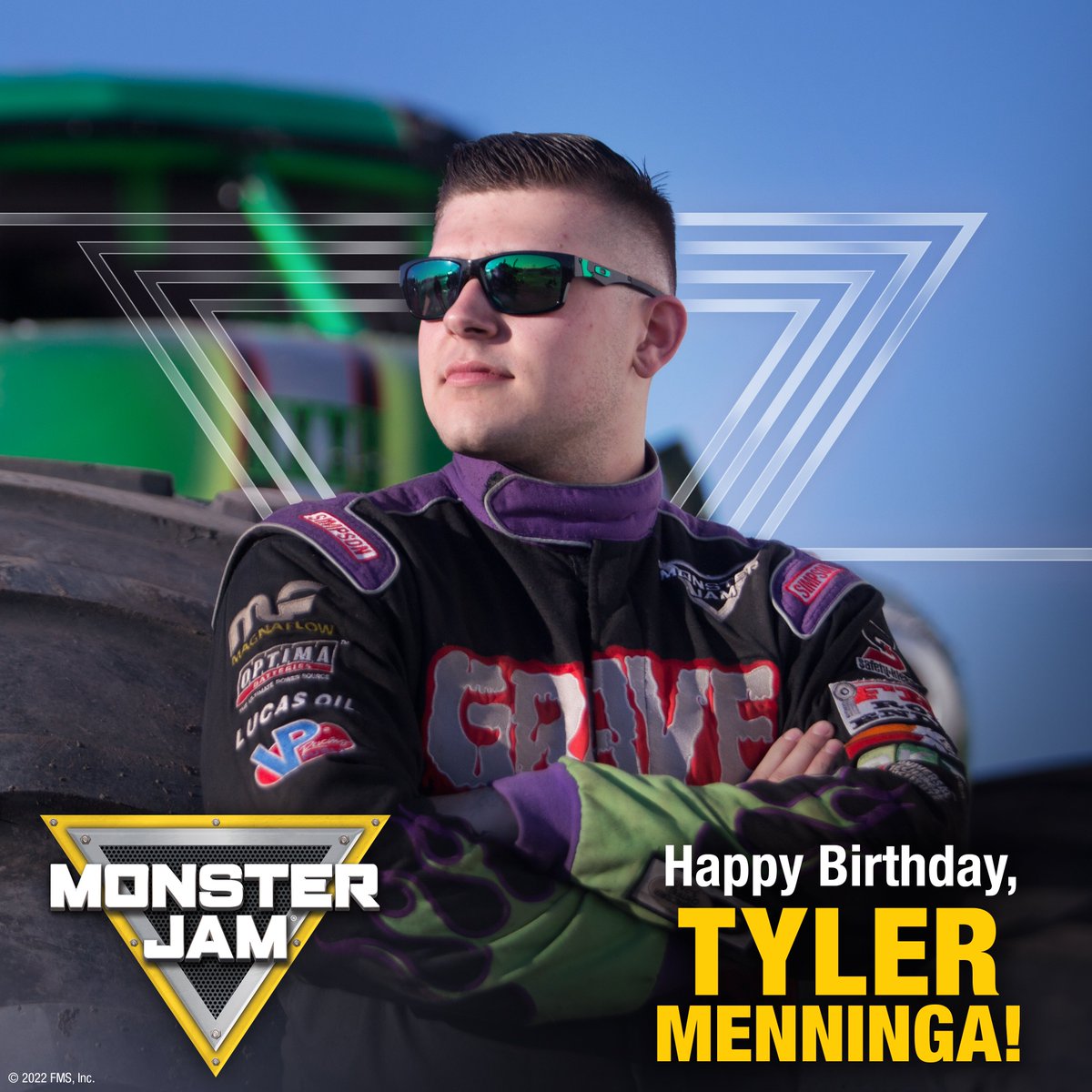 MonsterJam's tweet photo. Join us in wishing Tyler Menninga a very Happy Birthday 🥳

#MonsterJam https://t.co/57DD9sVZlj