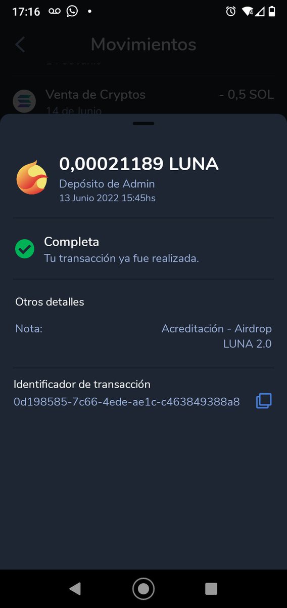 AsesorBtc's tweet photo. @DiDi01565196 @lemonapp_ar @coderhouse A mí me bloqueó los 50 lunas que tenía y compre en 32 dólares cada una y me dio esto cuando se desplomó todo . Una vergüenza https://t.co/5JWynbWRgB