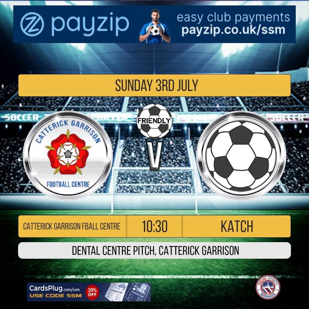 GarrisonSunday's tweet photo. Catterick Garrison Sunday Team kick start their season with a friendly this Sunday (Home) against Katch โฝ๏ธ๐
Please pop down and show your support for you local Sunday Football team
#PreSeason #football #friendly #Bluearmy #BFRS #Sponsored #sport #catterickgarrison #SundayTeam https://t.co/4EyK8Y41gs