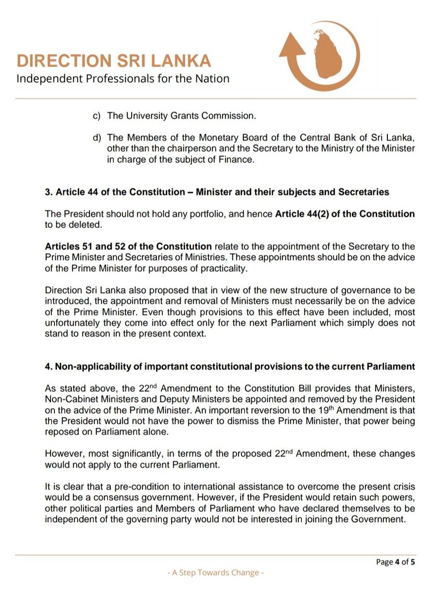 DirectionsSL's tweet photo. "those in governance, will have visited irreparable and irreversible damage to our country leading to anarchy.#DirectionSriLanka, therefore, demands that even at this late stage, proper course correction is embarked upon as a matter of emrgency"
#ProfessionalsSL
#EconomicCrisisLK https://t.co/ovkjMf5Xxp