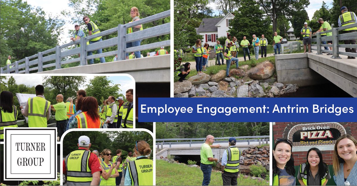 As part of our company-wide Employee Engagement Group, QCC recently provided TTG and TBS staff a guided tour of Gregg Lake Dam and some of the bridge projects we have completed in Antrim, NH. 
Last stop awesome brick oven pizza at Rick &amp; Diane's Restaurant &amp; Pizzeria in Town.