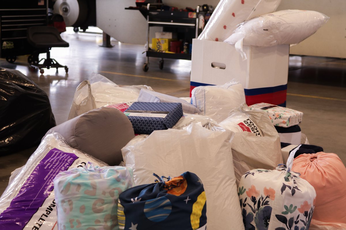 mstatesutility's tweet image. Our Sioux City Location held a small competition between its different departments to raise bedding items for our local chapter of the non-profit Sleep in Heavenly Peace - IA, Sioux City which builds beds and donates bedding to children without!