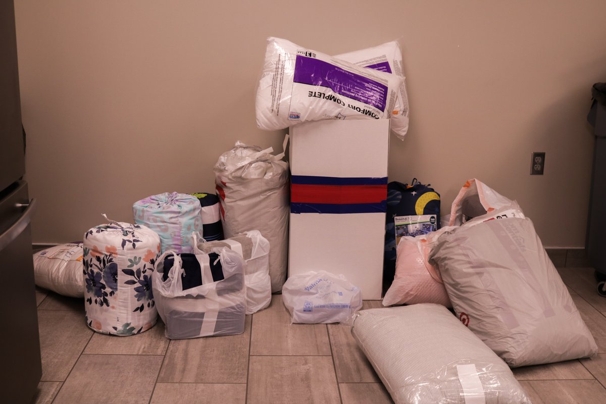 mstatesutility's tweet image. Our Sioux City Location held a small competition between its different departments to raise bedding items for our local chapter of the non-profit Sleep in Heavenly Peace - IA, Sioux City which builds beds and donates bedding to children without!