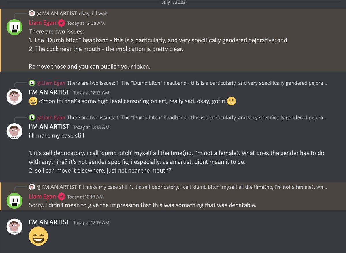 I’m an artist tweet media