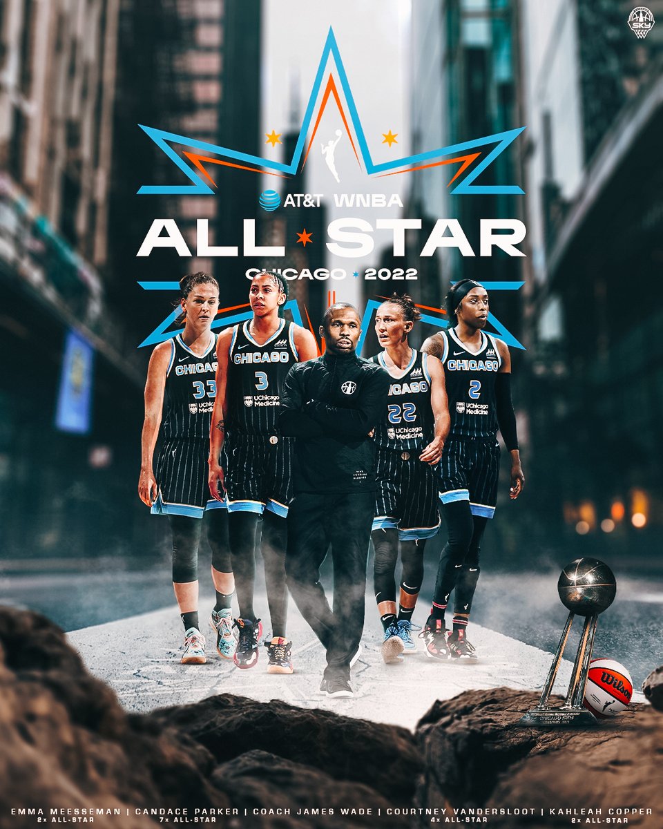 WNBA All-Star: Summertime Chi Edition Coming soon... ⭐️ #skytown