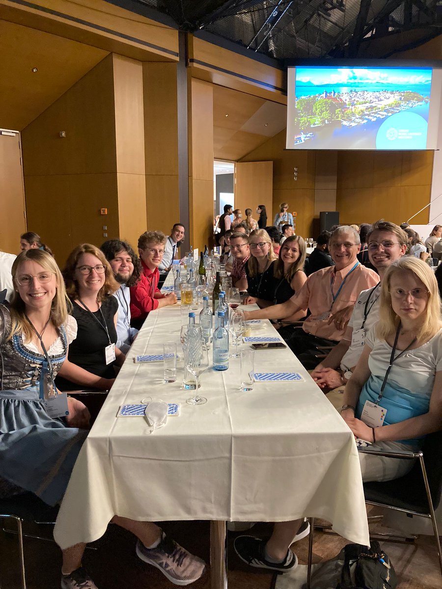 Larissa94420947's tweet photo. The last scientific day of the conference ended well with the Bavarian dinner together with Prof. Schrock! #LINO22 https://t.co/SNWnUSVZZ2