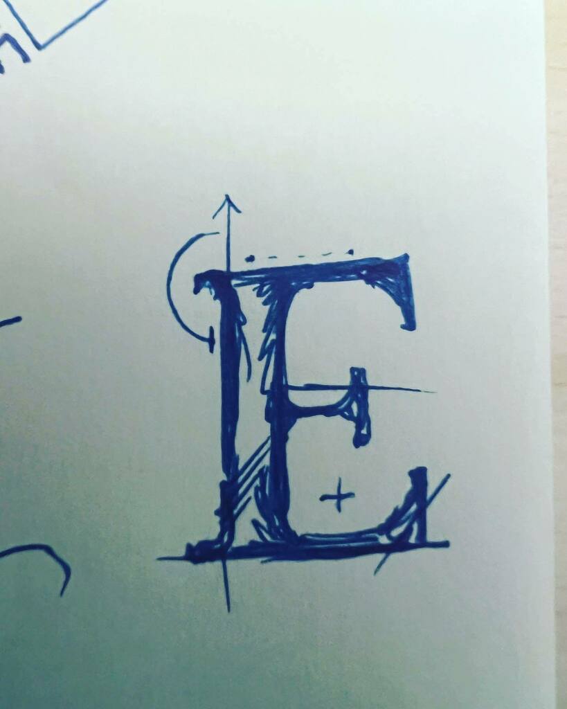 This is an E… work in progress.

#bomberodesigns #theletterE instagr.am/p/CfcVfG2OLeR/