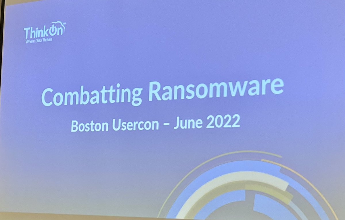 RichardKenyan's tweet image. Ransomware Protection examples by @al_rasheed at the #BostonUserCon.