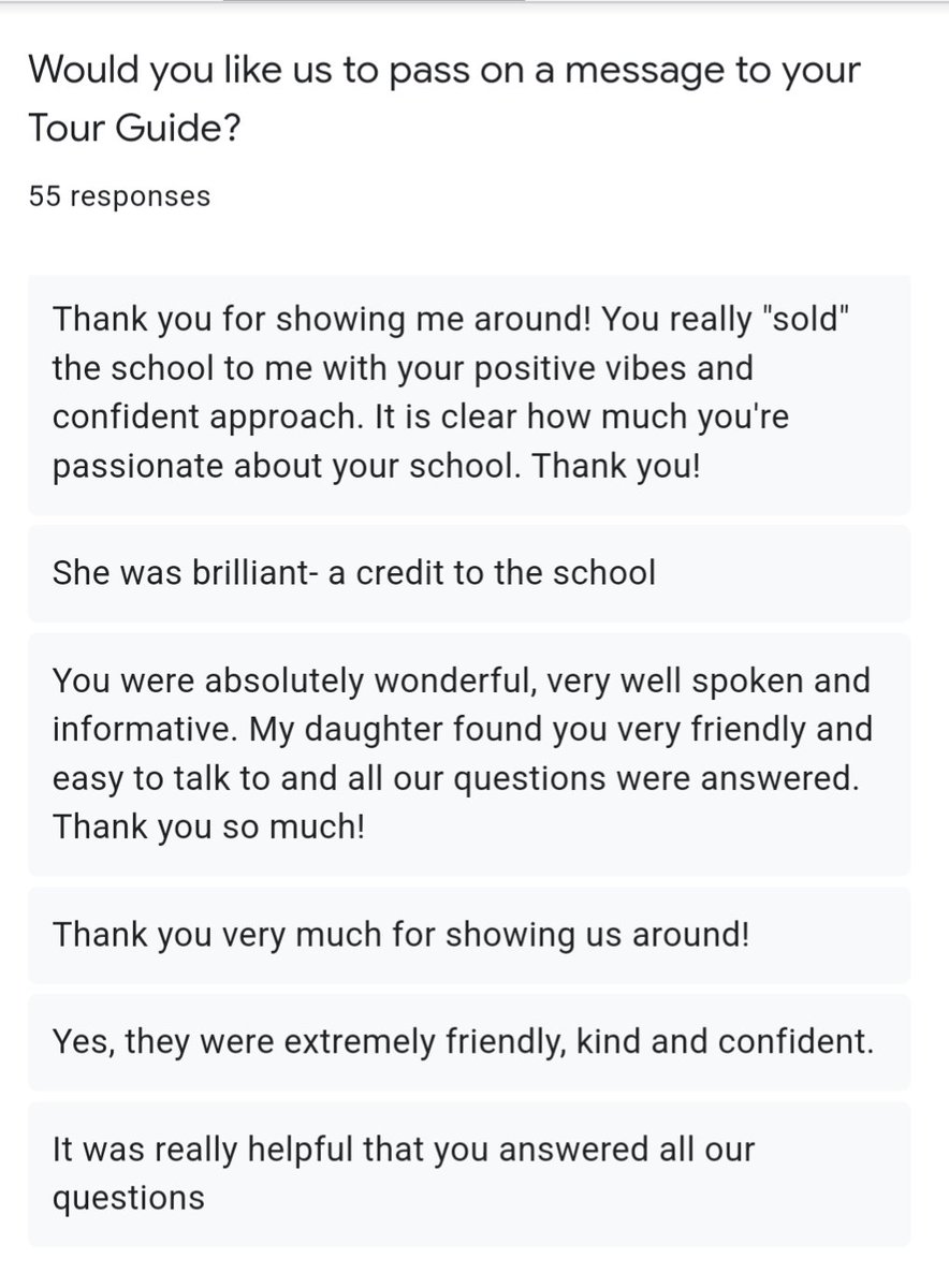 Thank you to all who attended this evening's Open Evening- we can't wait to share your feedback with our brilliant tour guides and department helpers.