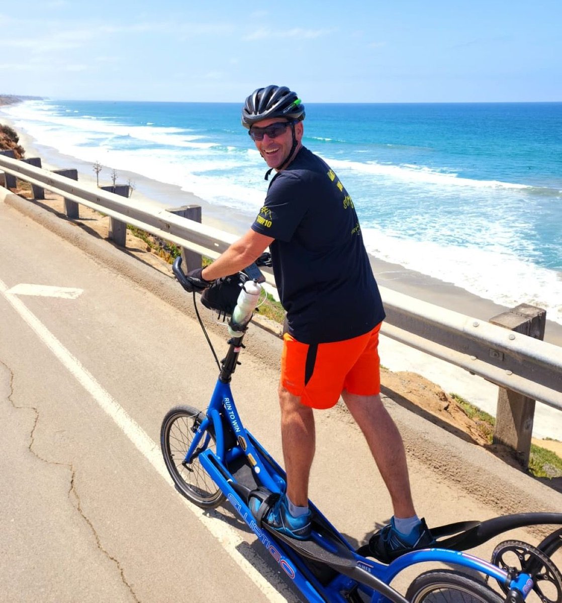 elliptigo's tweet photo. Meet our June 2022 Rider of the Month: Clay Whiting. He just completed an epic 24-hour ride. Not to mention, he’s one of the most supportive, positive, and welcoming members of our community of riders. https://t.co/lg0MMCHHM4 https://t.co/XJpttoTFYE