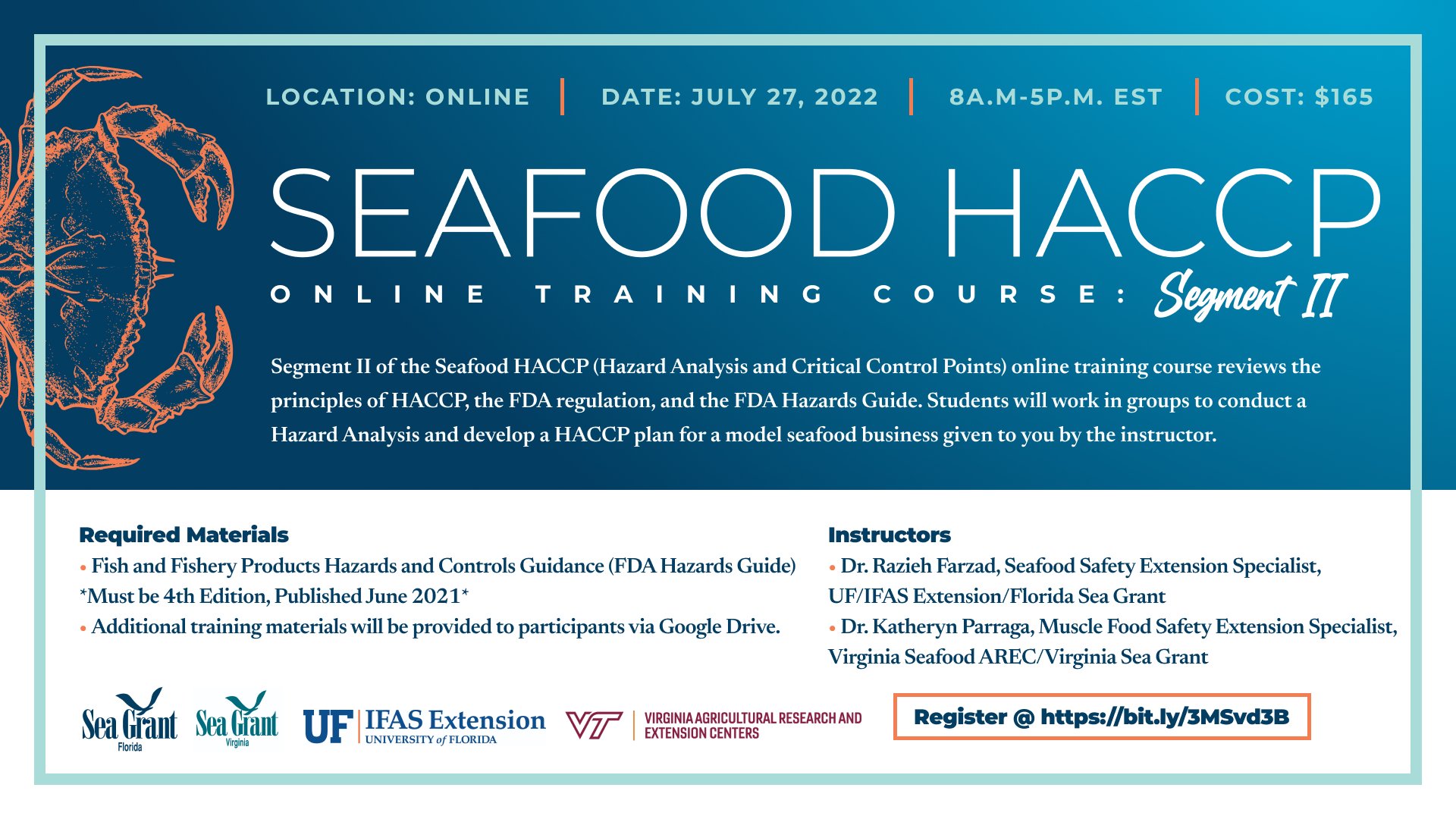 Florida Sea Grant on Twitter "Join food safety specialists from UF