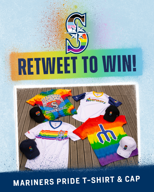 Seattle Mariners on X: 🏳️‍🌈 RETWEET TO WIN 🏳️‍🌈 We're teaming up with  the @MarinersStore for a #Pride Night giveaway! Hit that RT button for a  chance to win your choice of