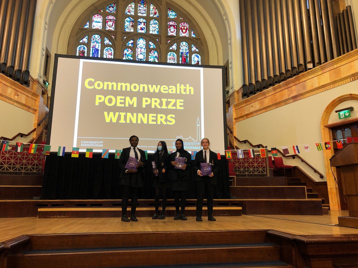 barrbeaconsch's tweet photo. Some of our amazing Yr8 pupils who have the highest praise points visited @unibirmingham this week to show off their knowledge in the Commonwealth Quiz winning the poetry round with a poem about diversity!!#proudtosucceed #beaconvalues https://t.co/JAGwj7D52l